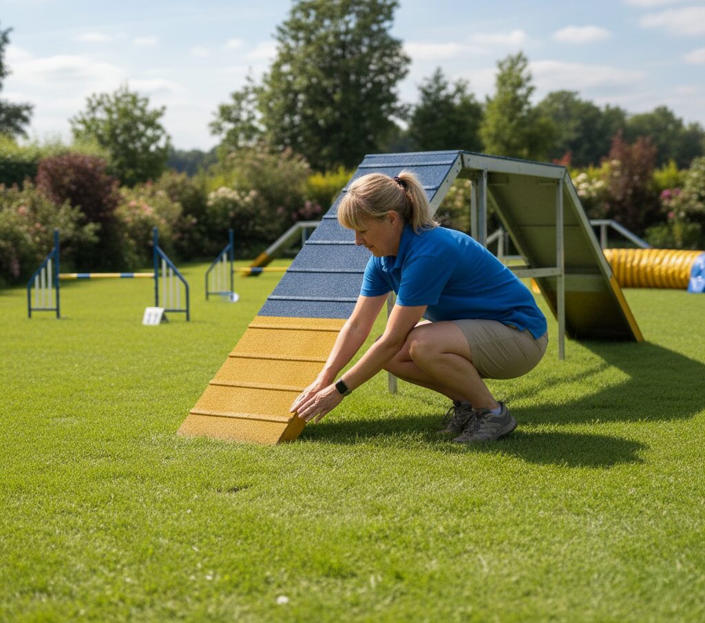 Vérification sécurité : stabilité d'un obstacle avant entraînement