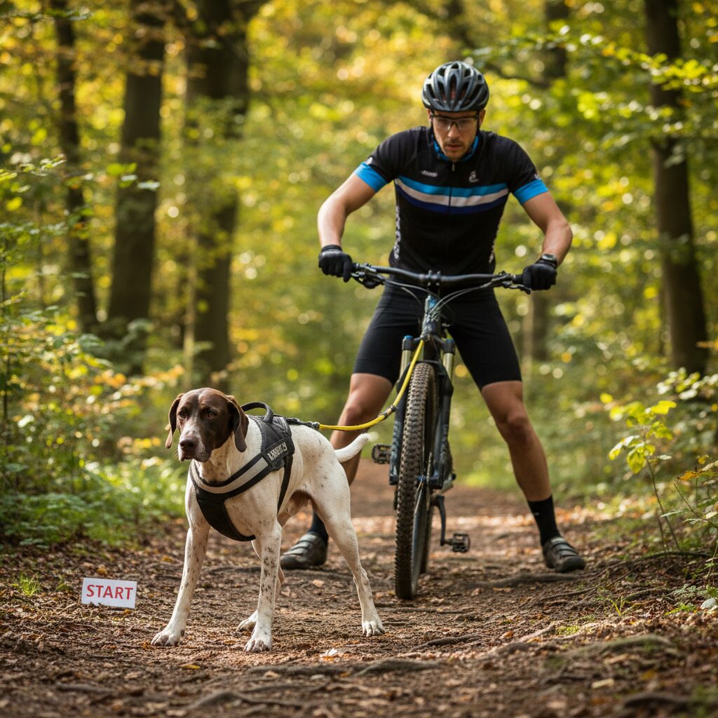 départ maitrisé cani-vtt apprentissage