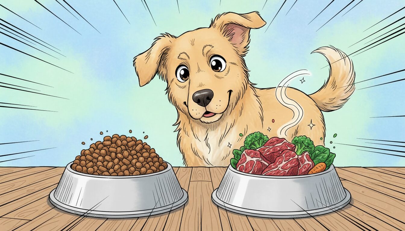 découvrez les avantages et inconvénients des croquettes et du régime barf pour choisir la meilleure alimentation adaptée à votre animal de compagnie.