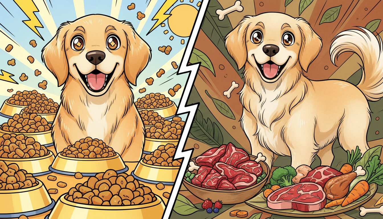 découvrez les avantages et inconvénients des croquettes et du régime barf pour bien choisir l'alimentation de votre animal de compagnie.